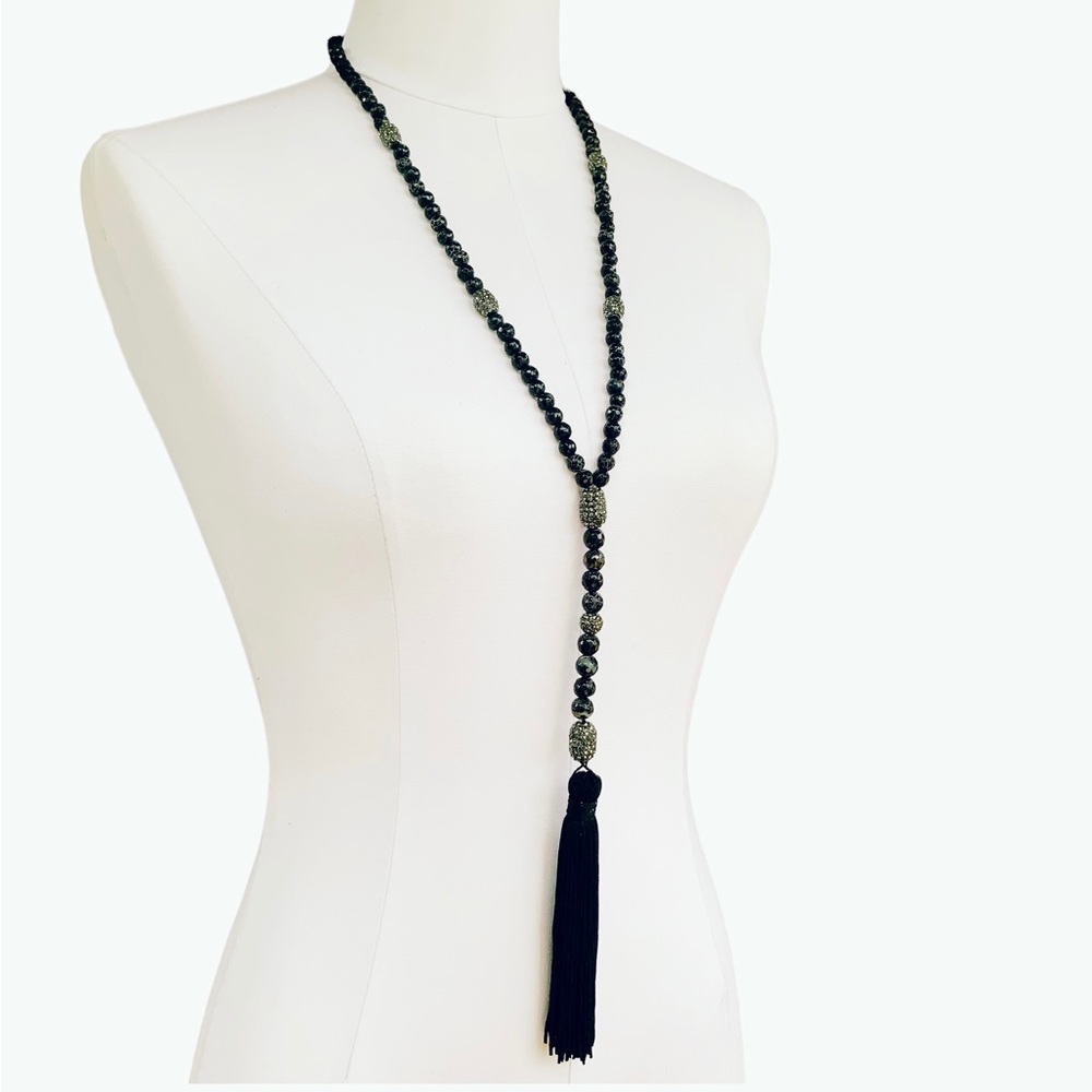 CALYPSO ST BARTH x HIPCHIK COUTURE. Drop Tassel Necklace. Excellent condition.